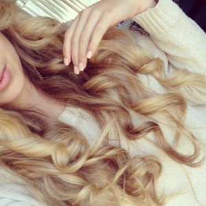 curly blonde