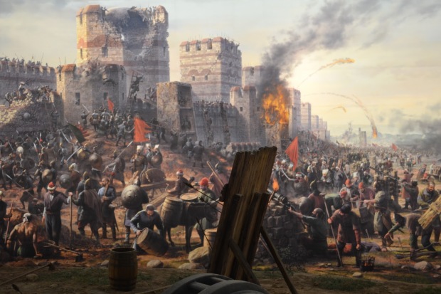 The Mongol siege of Baghdad, or Sauron's siege of Minas Tirith?  